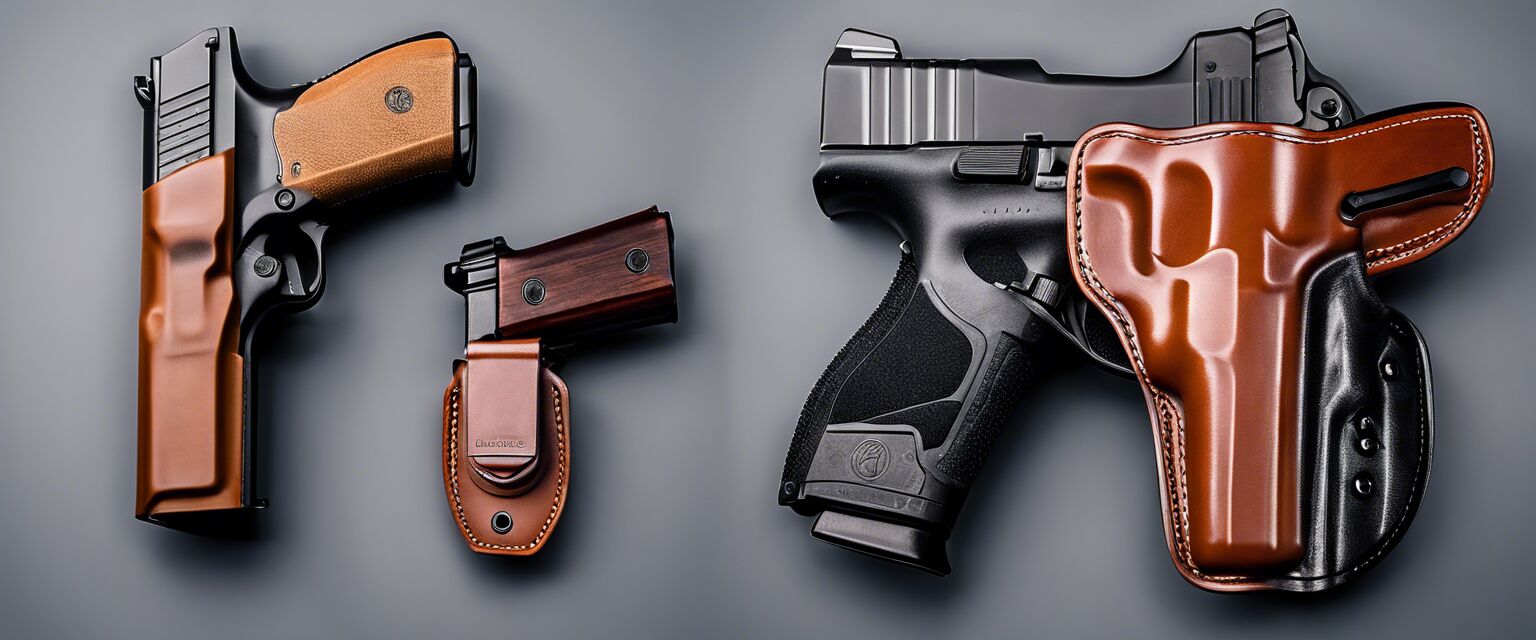 Different materials used in IWB holsters