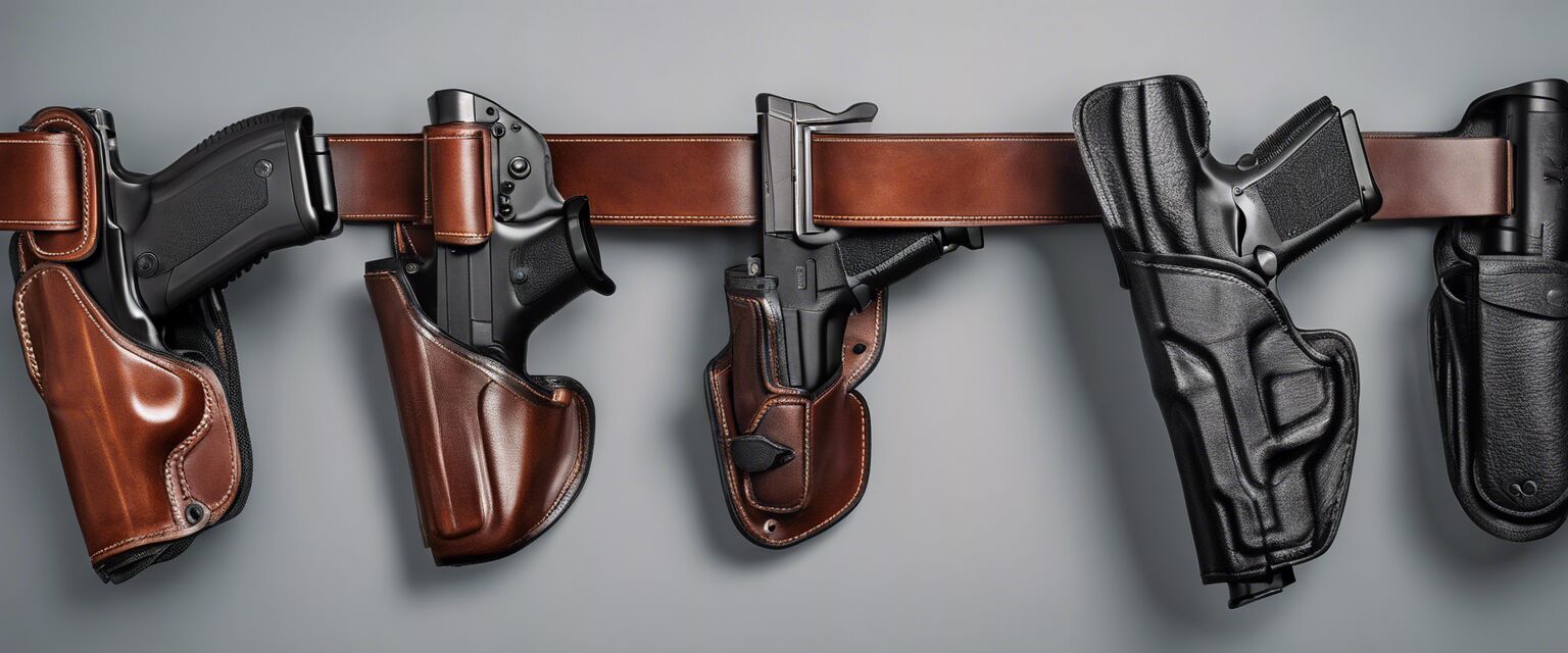 Different types of shoulder holsters